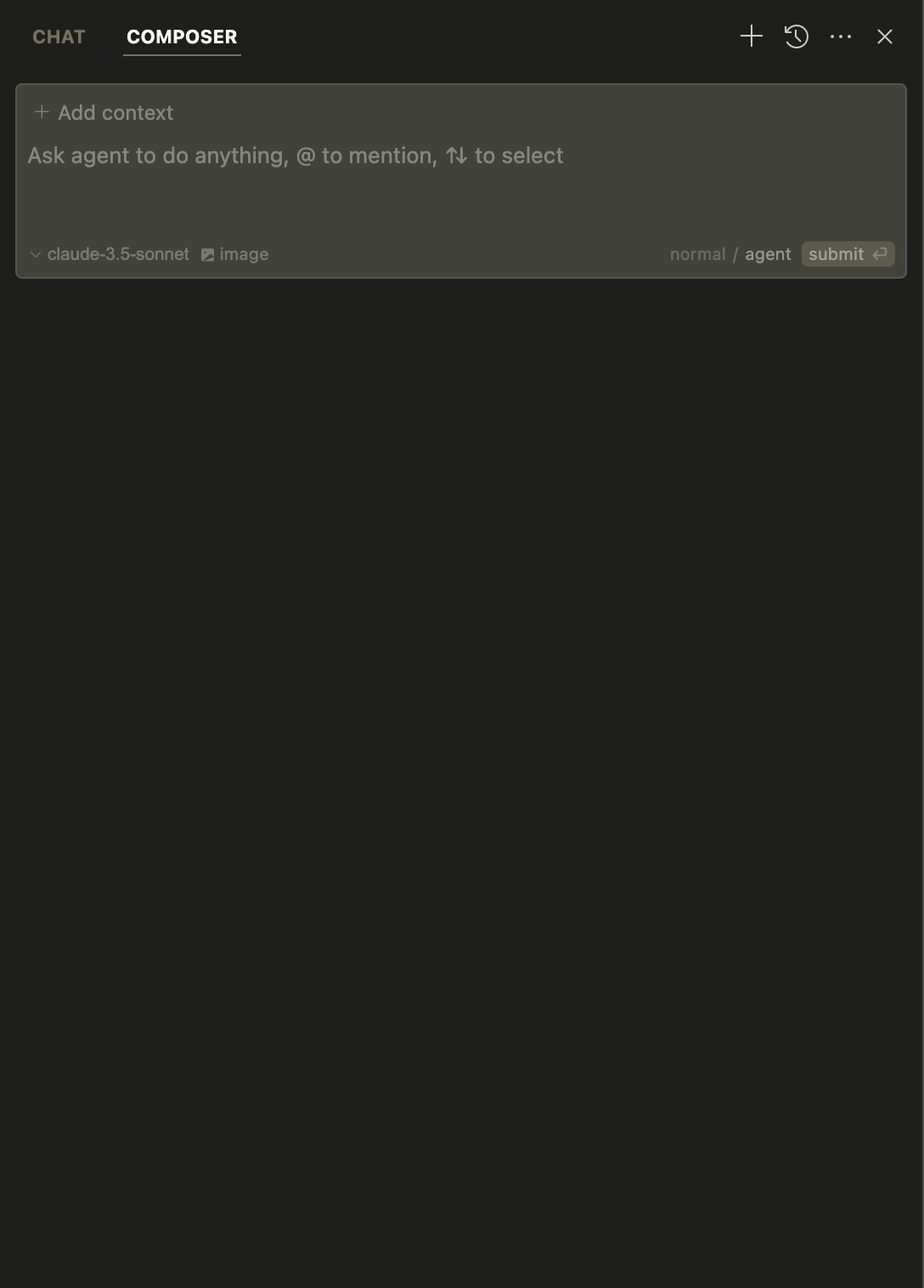 cursor的composer介面